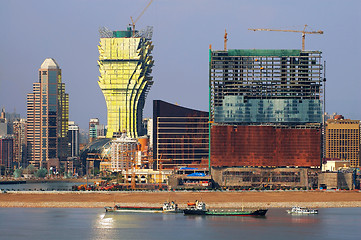 Image showing Constructions of new casinos in Macau