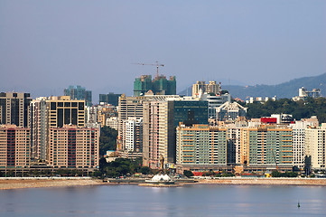 Image showing Moderm residential apartments, Macau