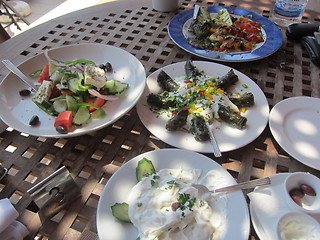 Image showing Greek cusine - meze