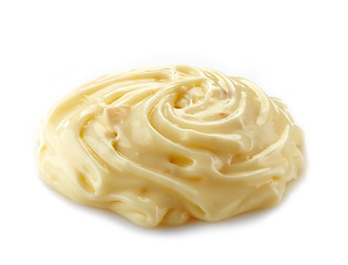 Image showing Curl of mayonnaise or processed cheese 