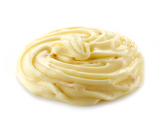 Image showing Curl of mayonnaise or processed cheese 