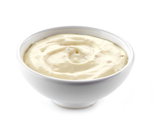 Image showing cream cheese in a white bowl