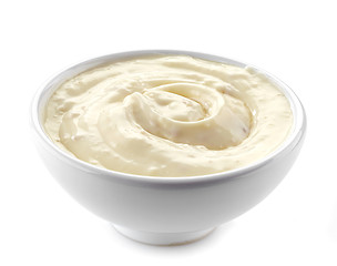 Image showing cream cheese in a white bowl