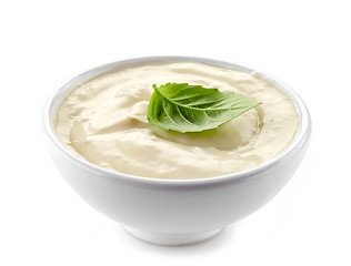 Image showing cream cheese in a white bowl