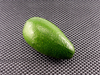 Image showing Avocado on black background