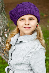 Image showing little girl in the park