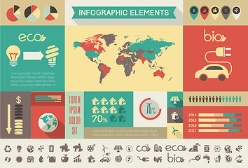 Image showing Ecology Infographic Template.