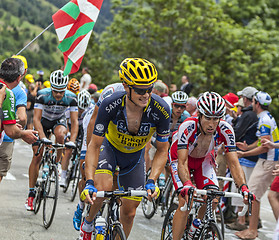 Image showing The Peloton on Alpe D'Huez