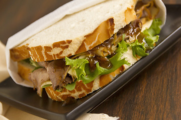 Image showing Beef And Chutney Sandwich