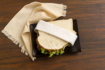 Image showing Beef And Chutney Sandwich