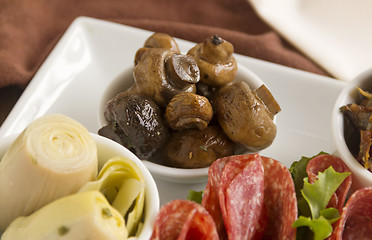 Image showing Marinated Mushrooms