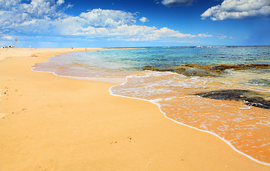 Image showing Beautiful Australian Beach in summer