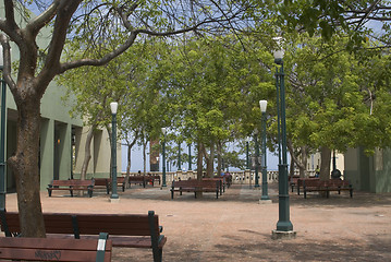 Image showing park old san juan