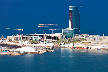 Image showing Barcelona port