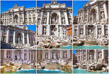 Image showing Fountain di Trevi