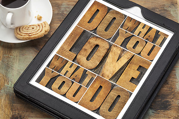 Image showing do what you love