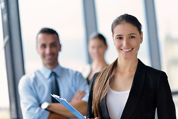 Image showing business people group in a meeting at office