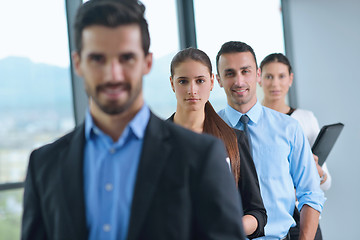 Image showing business people group in a meeting at office