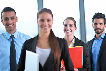 Image showing business people group in a meeting at office