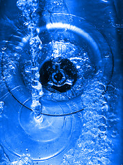 Image showing water down the drain