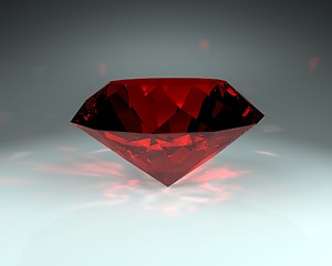 Image showing Red gemstone