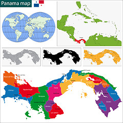 Image showing Panama map