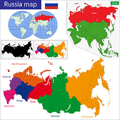 Image showing Russia map