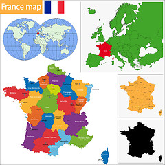 Image showing France map