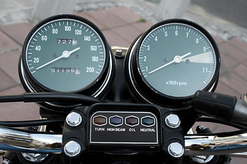 Image showing Classic speedometer