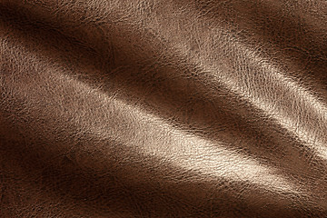 Image showing Brown leather