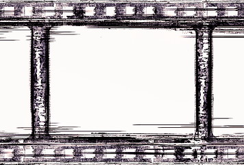 Image showing grunge film frame