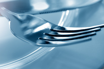 Image showing Fork and knife 