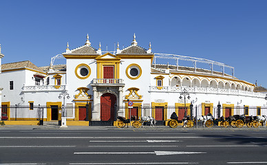 Image showing Real Maestranza de Caballeria de Sevilla, in Seville, Spain 