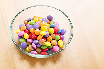 Image showing Candy in bowl