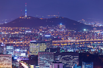 Image showing seoul at night