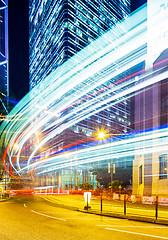 Image showing Busy traffic in Hong Kong