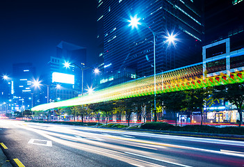 Image showing Gangnam District in Seoul at night