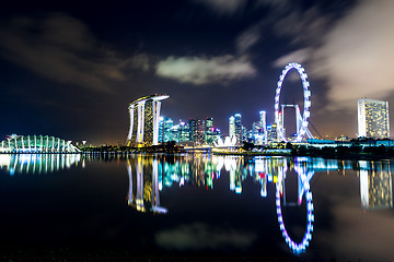 Image showing Singapore skyline 