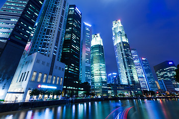 Image showing Singapore night