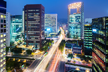 Image showing Seoul night