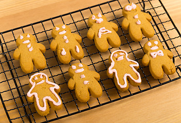 Image showing Baked Gingerbread cookies
