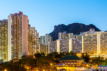 Image showing Kowloon residential building