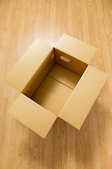 Image showing Brown carton box
