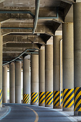 Image showing View under the viaduct 