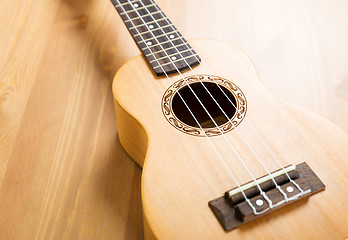 Image showing Wooden ukulele