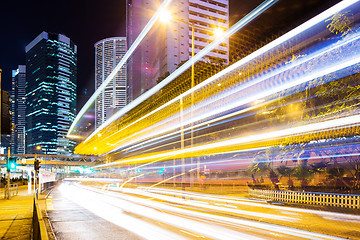 Image showing Hong Kong with traffic light