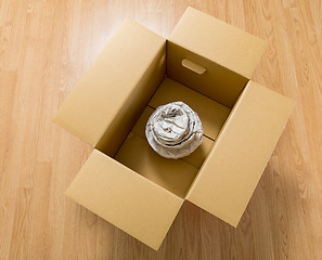 Image showing Delivery of parcel