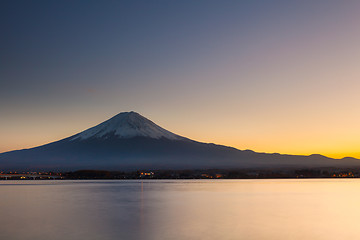 Image showing Mountain Fuji in Japan