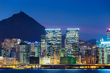 Image showing Hong Kong skyline 