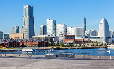 Image showing Yokohama skyline